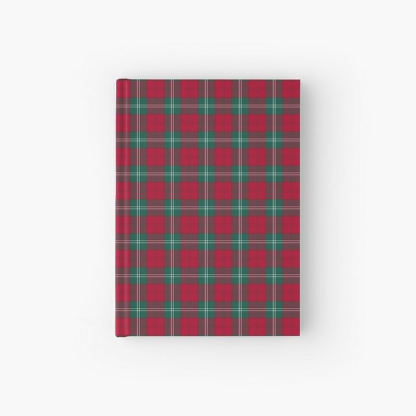 Lennox District tartan hardcover journal