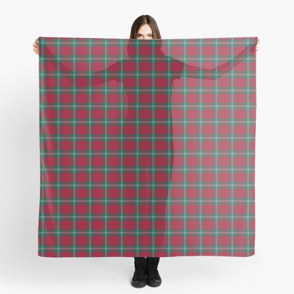 Lennox District tartan scarf