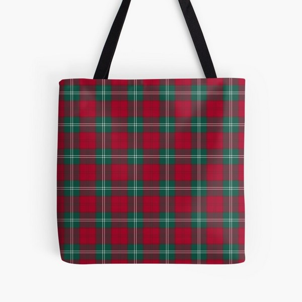 Lennox District tartan tote bag