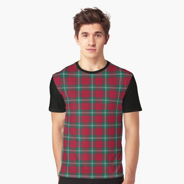 Lennox District tartan tee shirt