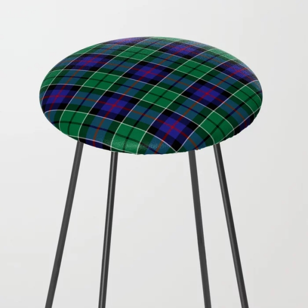 Leslie tartan counter stool