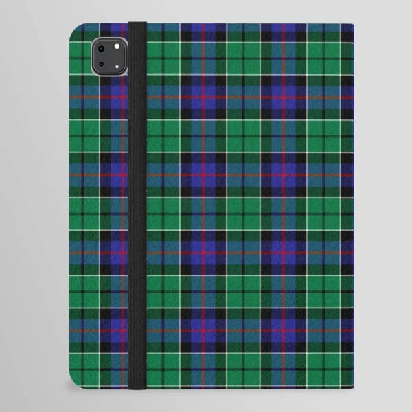 Clan Leslie Hunting Tartan iPad Folio Case