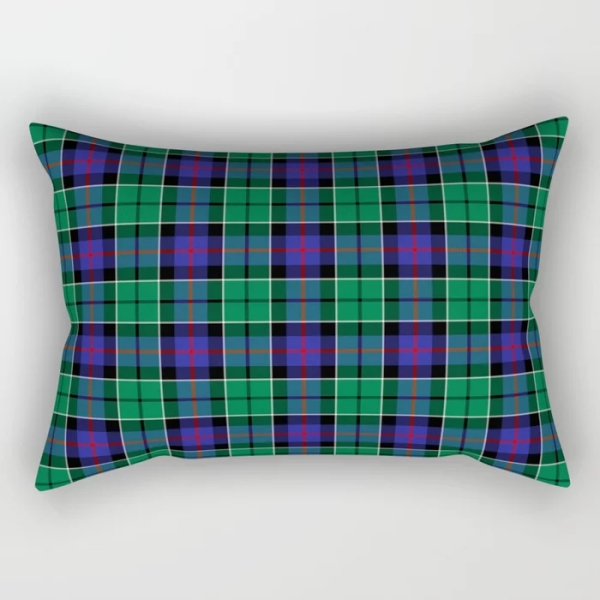 Leslie tartan rectangular throw pillow