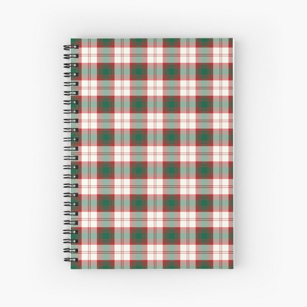 Lindsay Dress tartan spiral notebook