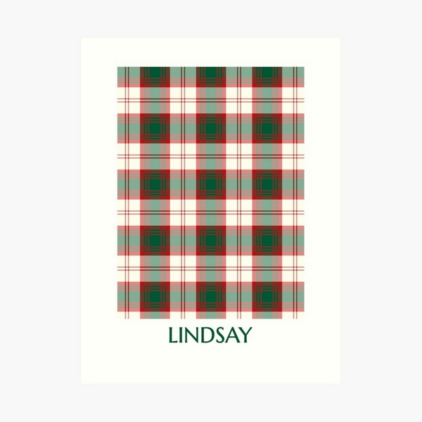 Lindsay Dress tartan art print