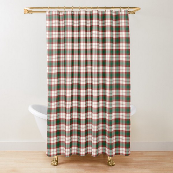 Lindsay Dress tartan shower curtain