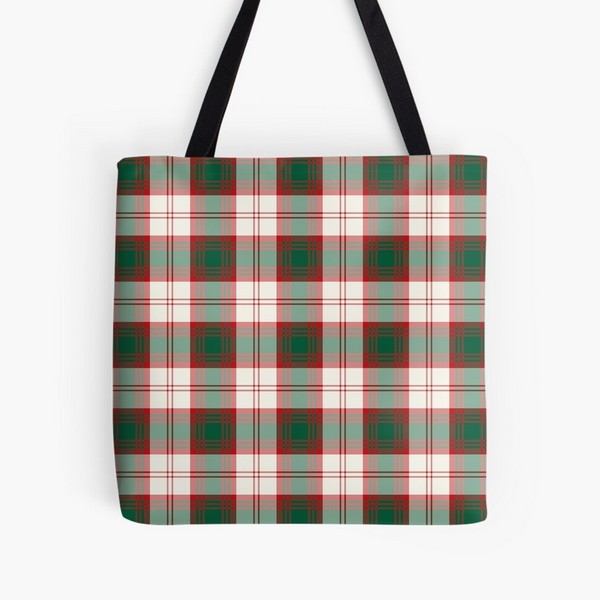 Lindsay Dress tartan tote bag