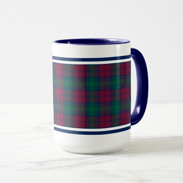 Lindsay tartan coffee mug