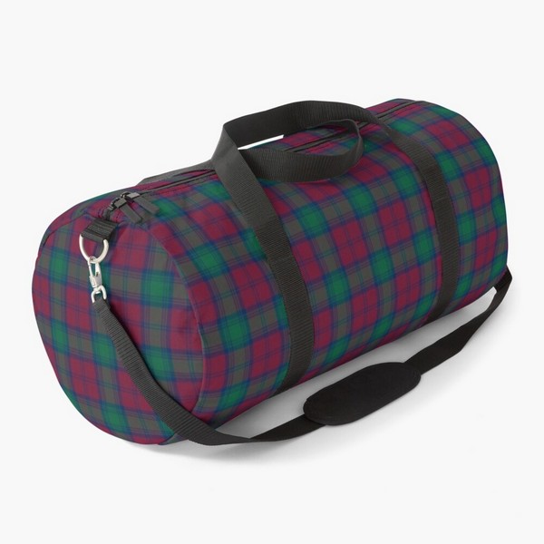 Lindsay tartan duffle bag