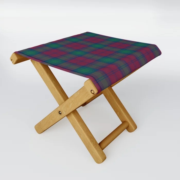 Lindsay tartan folding stool