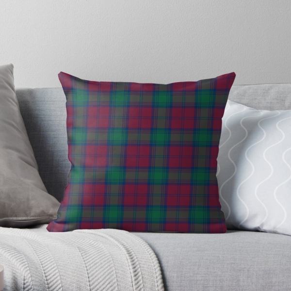 Lindsay Tartan throw pillow