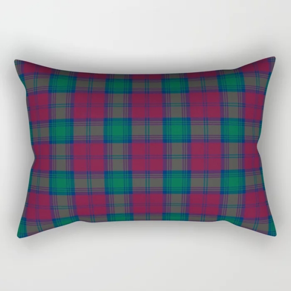 Clan Lindsay Tartan Throw Pillow