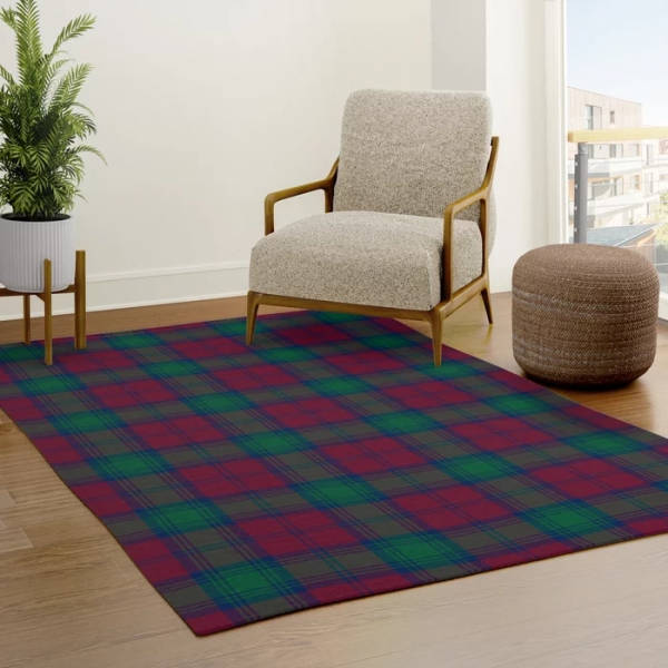 Lindsay tartan area rug