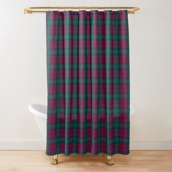 Lindsay tartan shower curtain