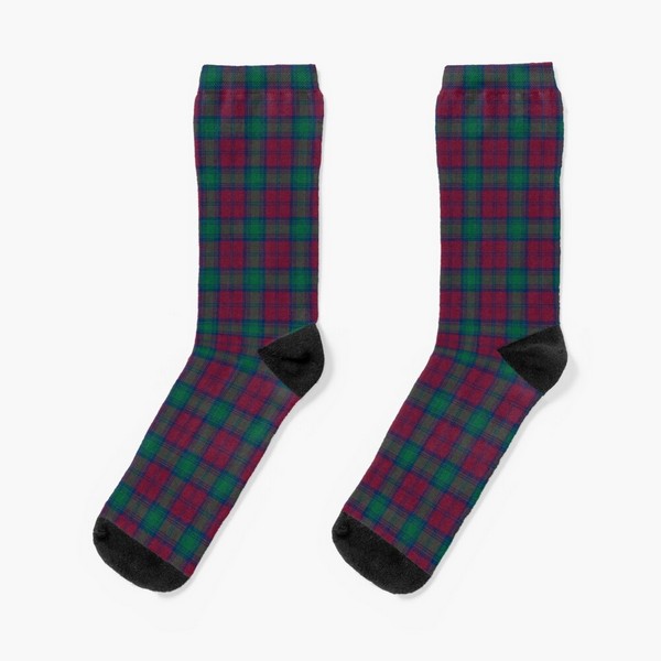 Lindsay tartan socks