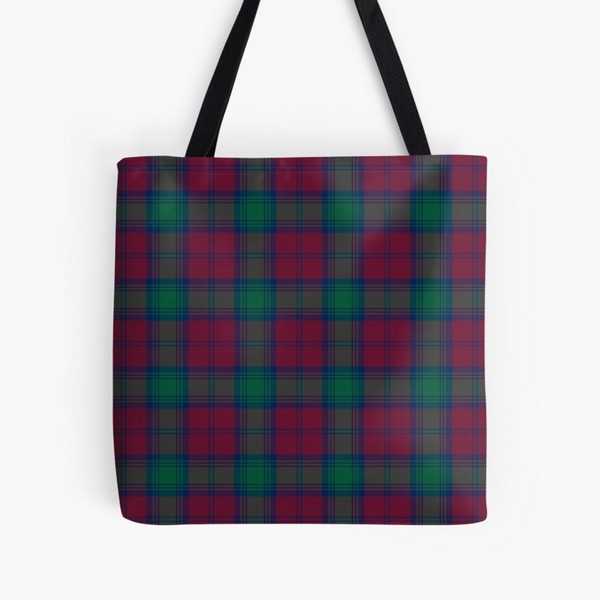 Lindsay tartan tote bag