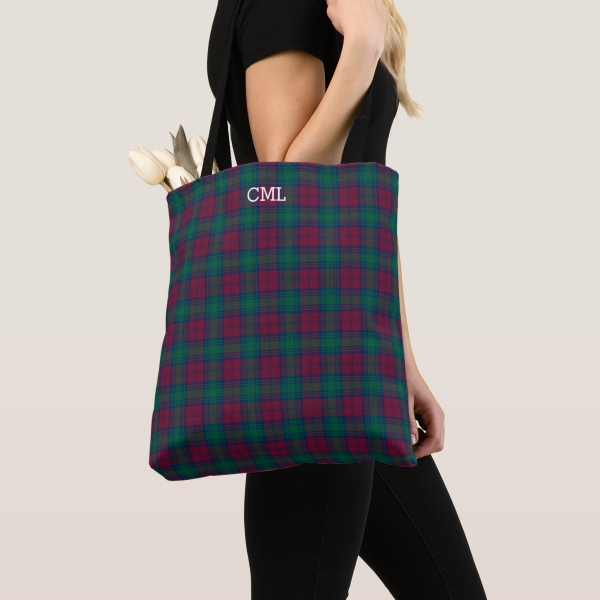 Clan Lindsay Tartan Tote Bag