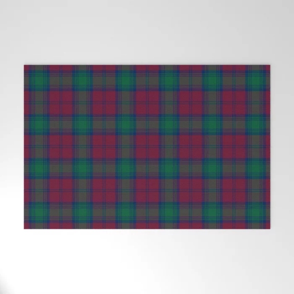 Lindsay tartan welcome mat