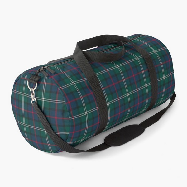 Loch Carron District tartan duffle bag