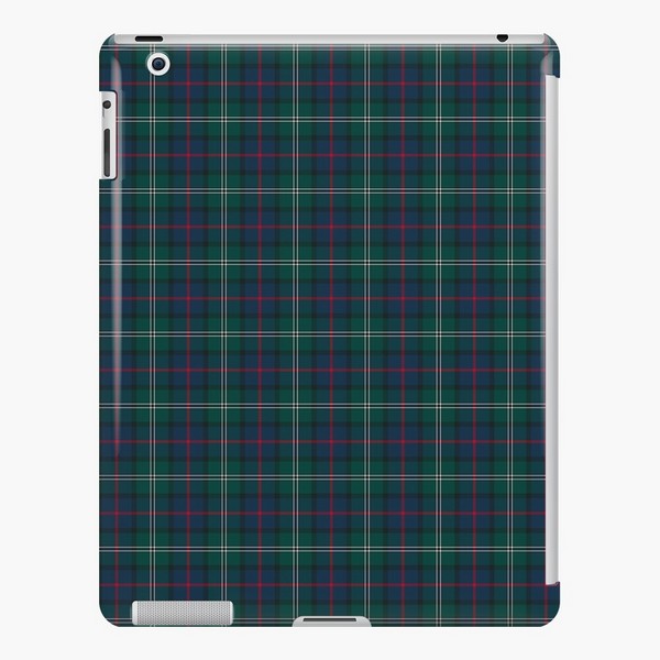 Loch Carron District tartan iPad case