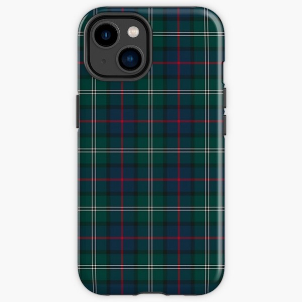Loch Carron District tartan iPhone case