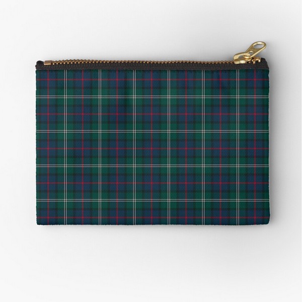 Loch Carron District tartan accessory bag