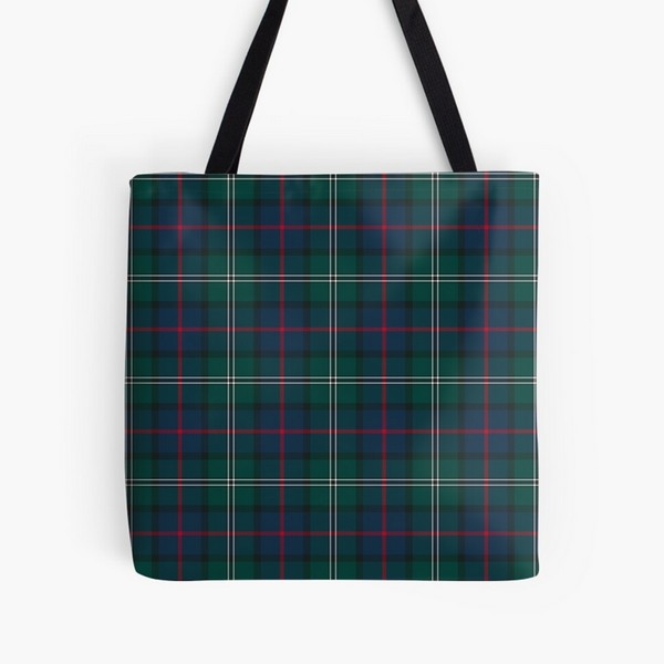 Loch Carron District tartan tote bag