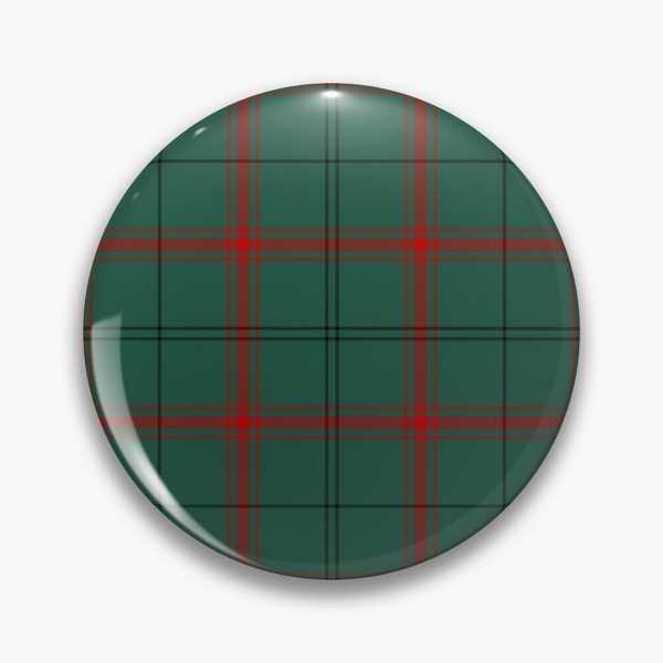 Loch Laggan District tartan pinback button