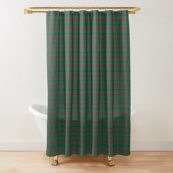 Loch Laggan District tartan shower curtain