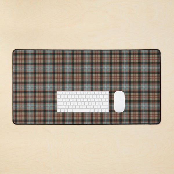 Lochaber District tartan desk mat