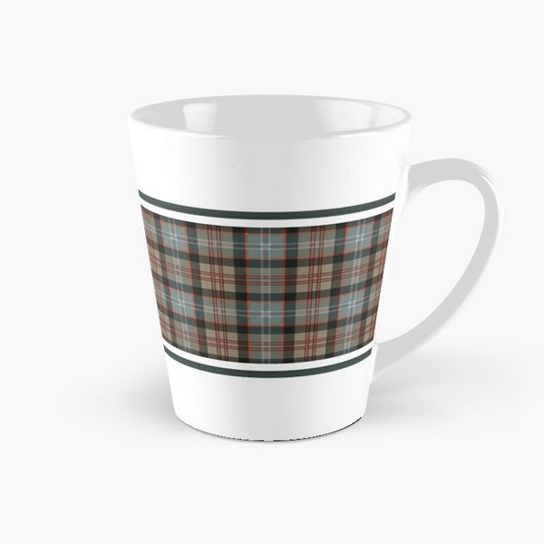 Lochaber District tartan tall mug