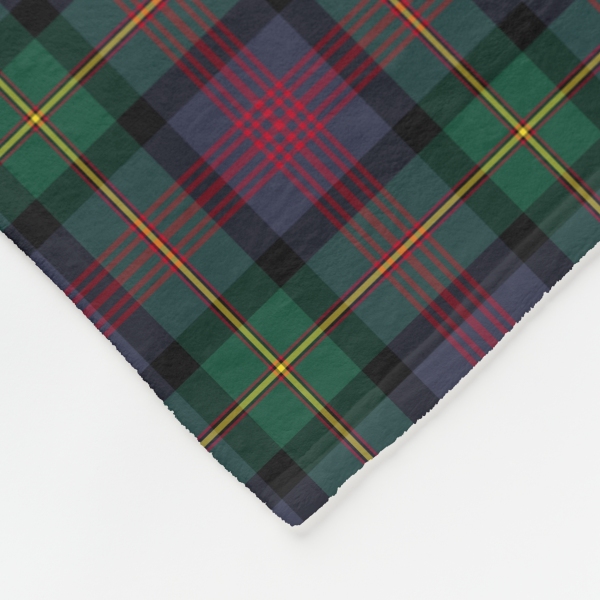 Logan tartan fleece blanket