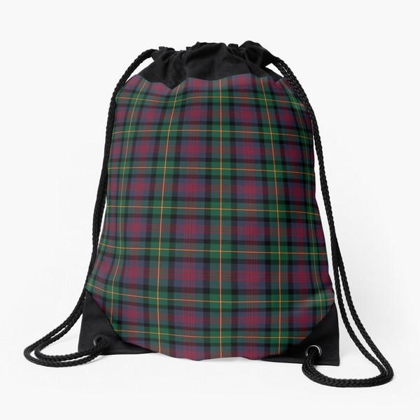 Logan tartan drawstring bag