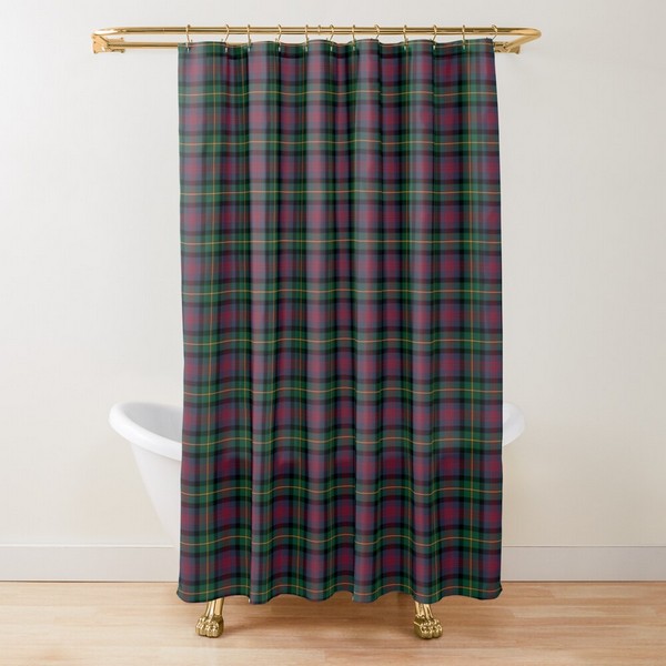 Logan tartan shower curtain