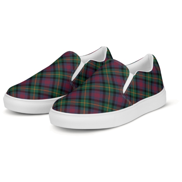 Clan Logan Tartan Slip-On Shoes