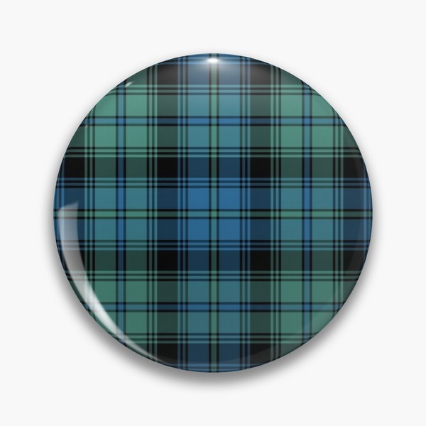 Lorne District tartan pinback button