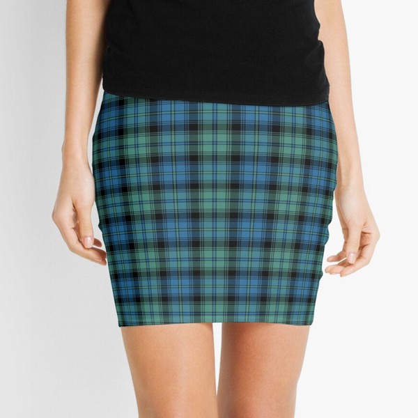 Lorne District tartan mini skirt