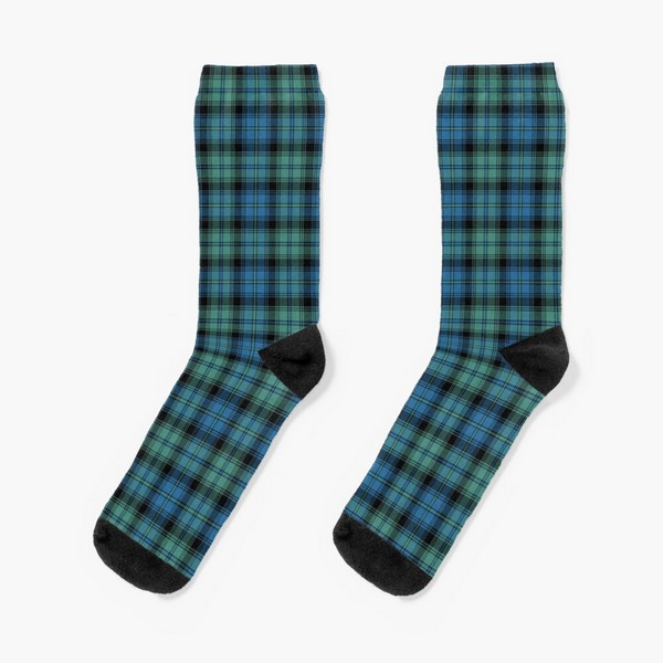 Lorne District tartan socks