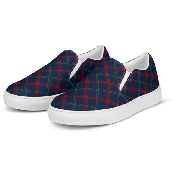 Clan Lynch Tartan Slip-On Shoes