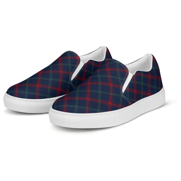 Lynch tartan men's slip-on shoes