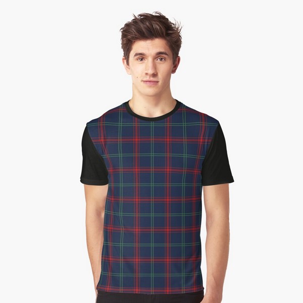 Lynch tartan tee shirt