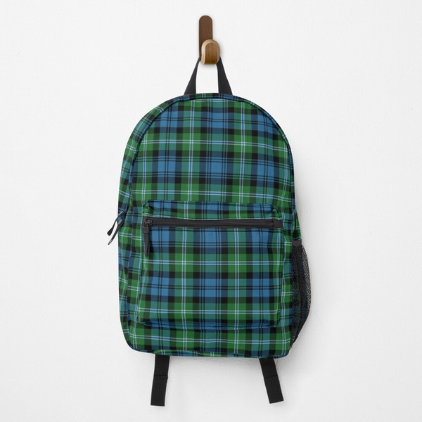 Lyon tartan backpack