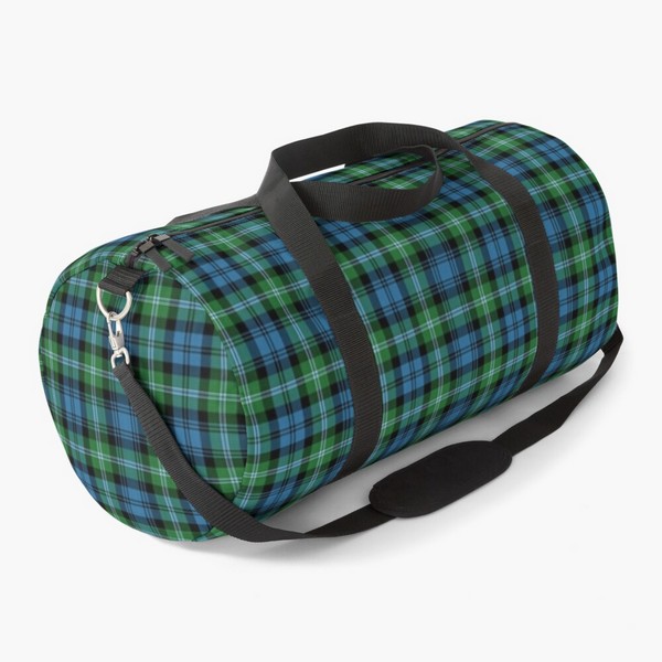 Lyon tartan duffle bag