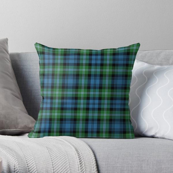 Lyon tartan throw pillow