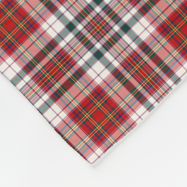 MacAlister tartan fleece blanket