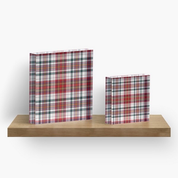 MacAlister tartan acrylic block