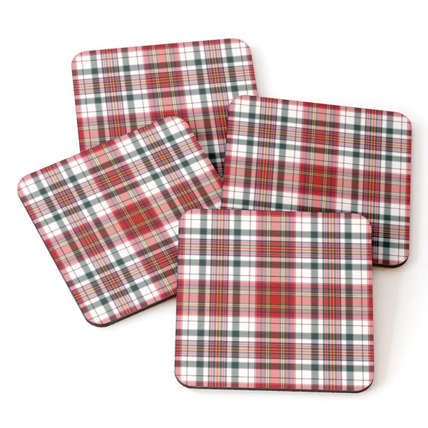 MacAlister tartan beverage coasters