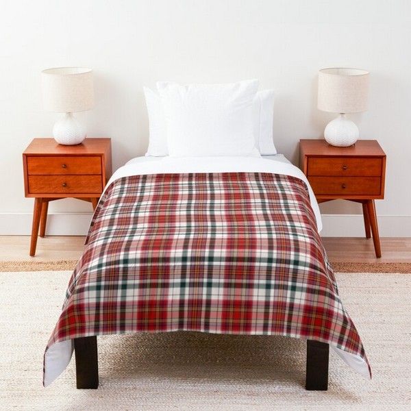 MacAlister tartan comforter