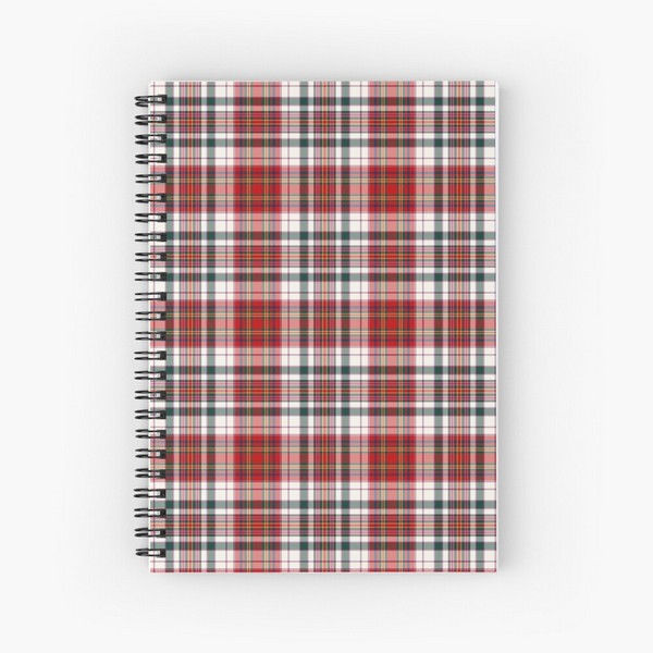 MacAlister tartan spiral notebook