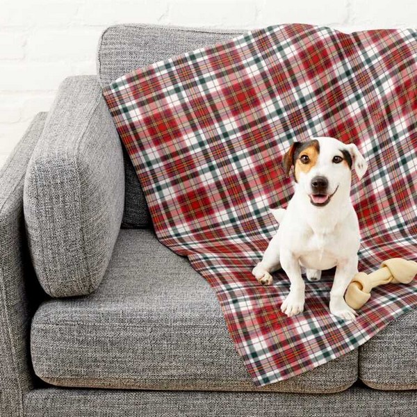 MacAlister tartan pet blanket